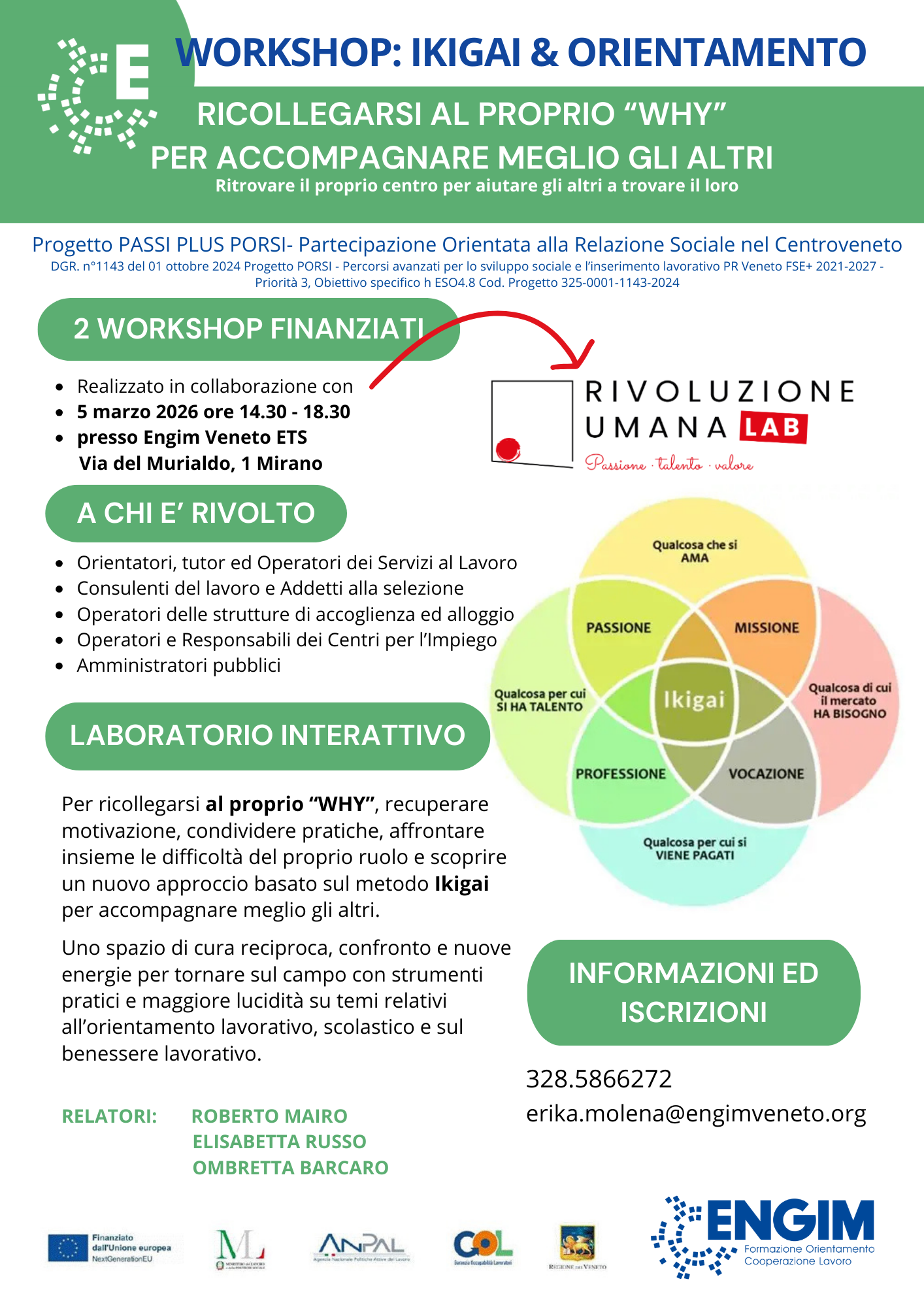 IKIGAI e Orientamento 3/3/26 ENGIM Mirano