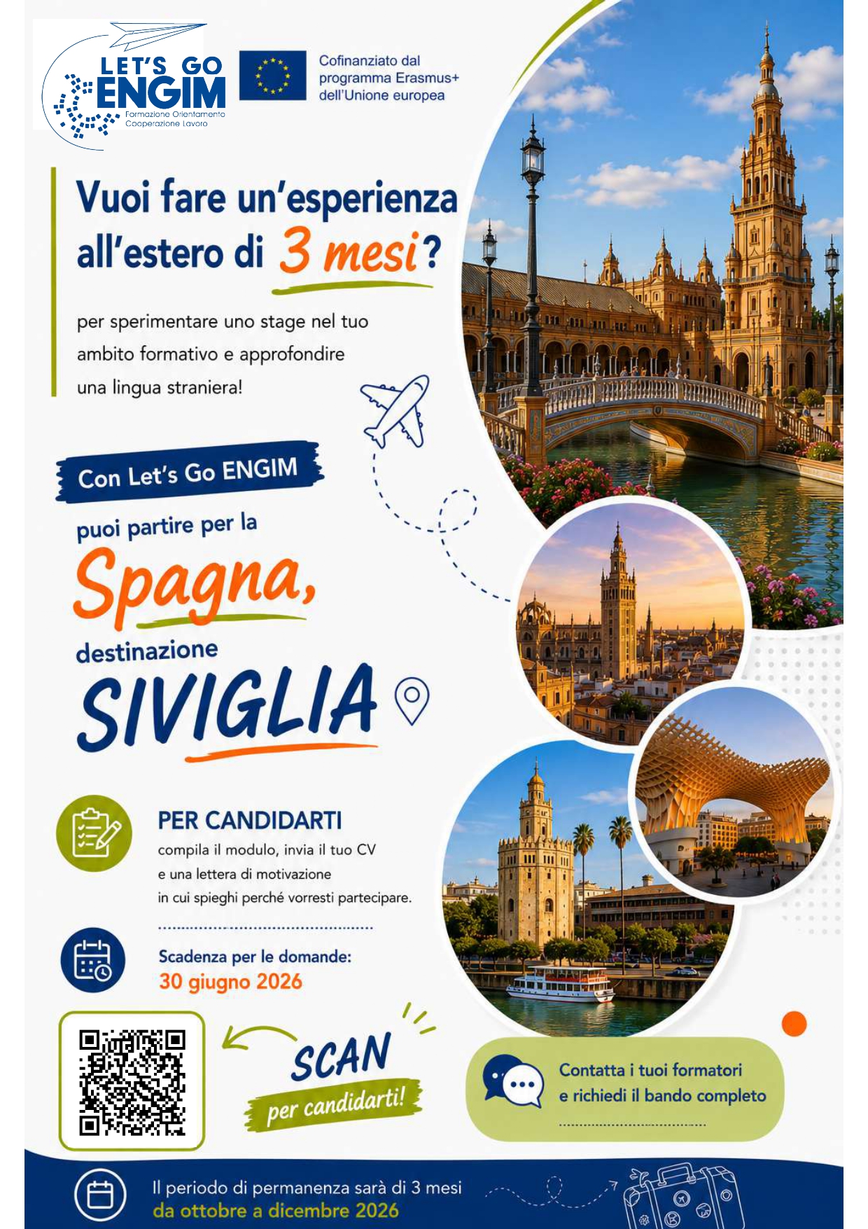 Stage di 3 mesi a Siviglia